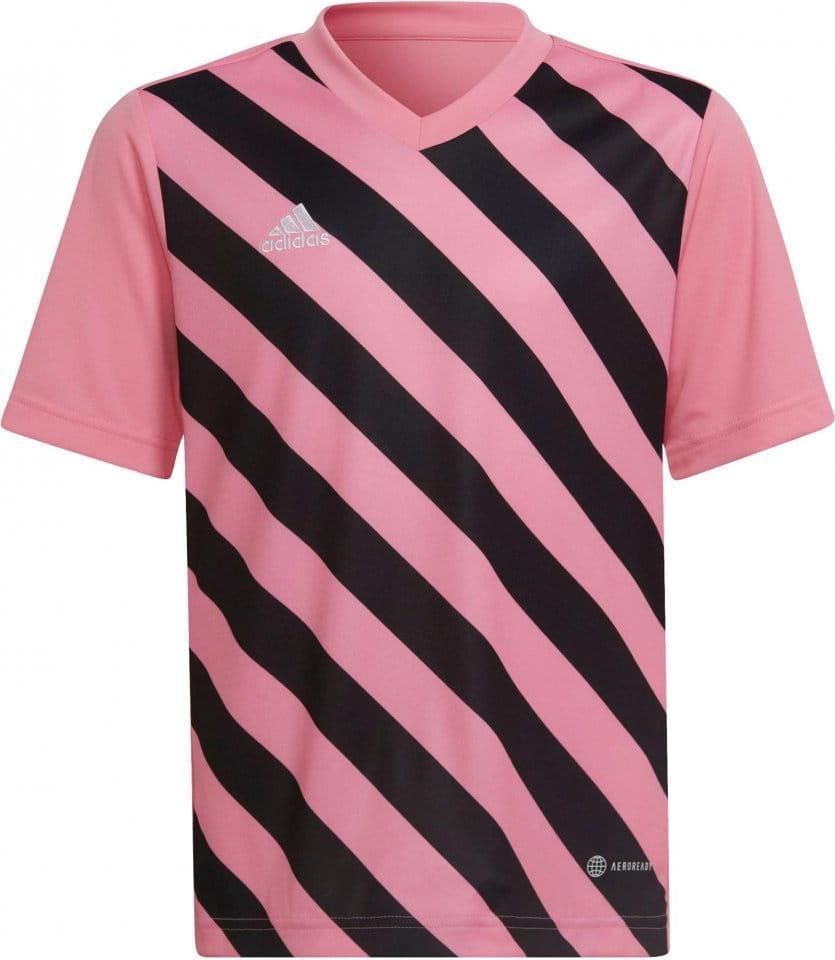 ADIDAS MAGLIA ENTRADA22 GFX CALCIO  UOMO ROSA  HC2633