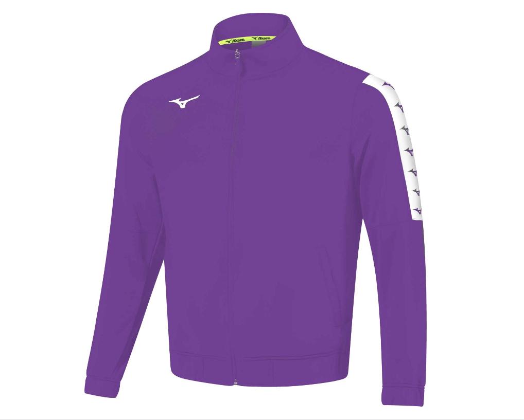 mizuno mizuno giacca tuta team nara viola