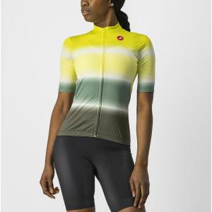 Maglia donna dolce jersey multicolor giallo verde bianco