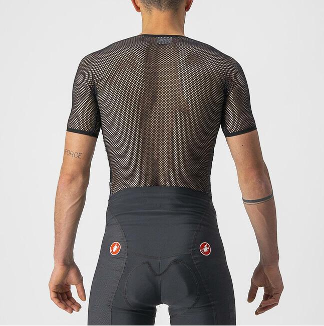 castelli castelli maglia intima core mesh 3 ss nero