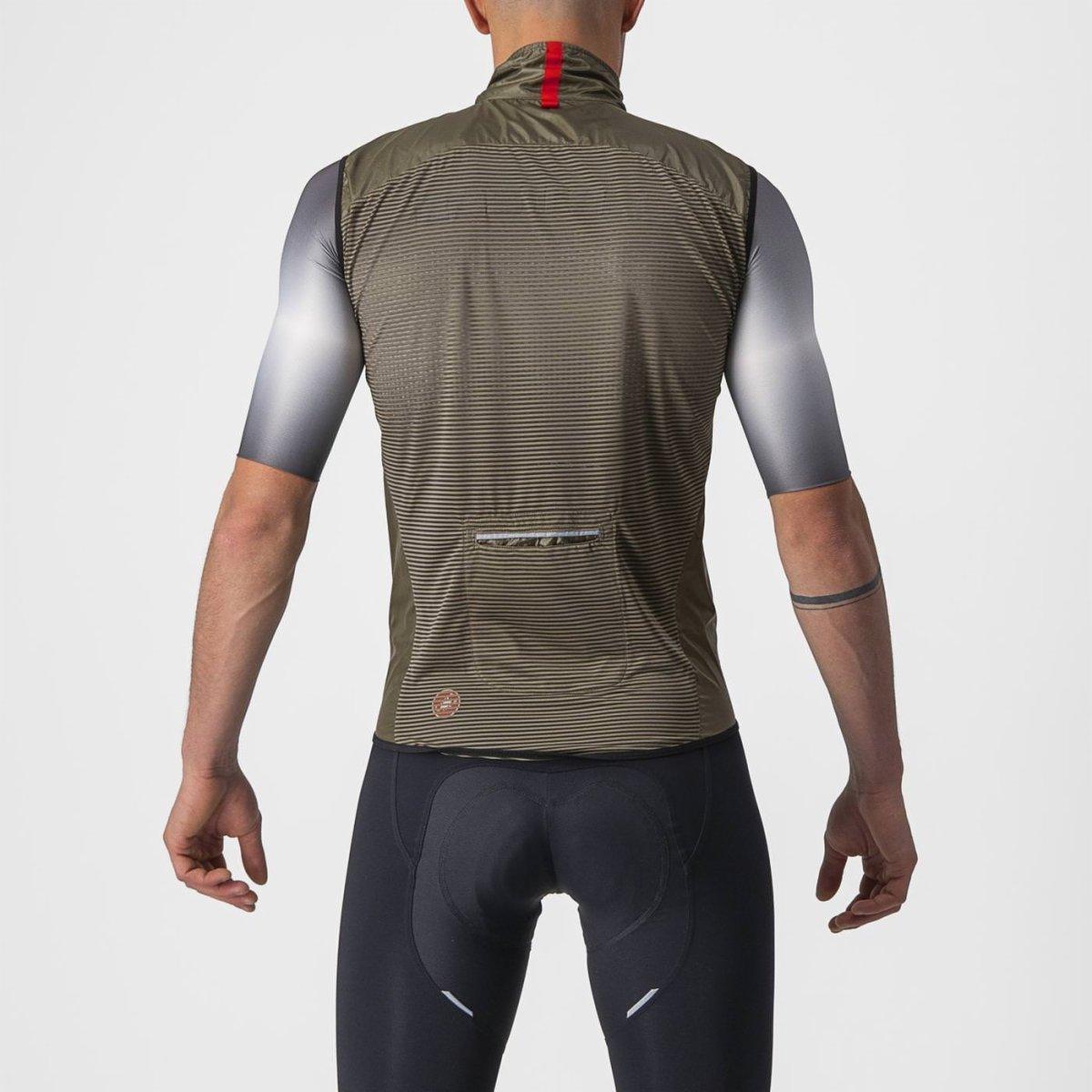 castelli castelli aria vest - moss brown - foto 2