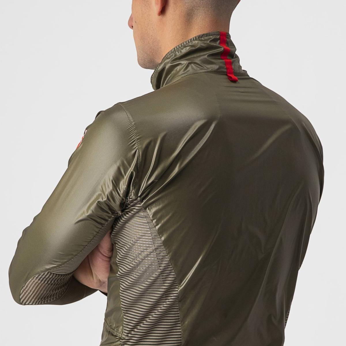 castelli castelli mantellina aria shell jacket verde