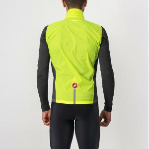 Smanicato antivento squadra stretch vest giallo fluo'