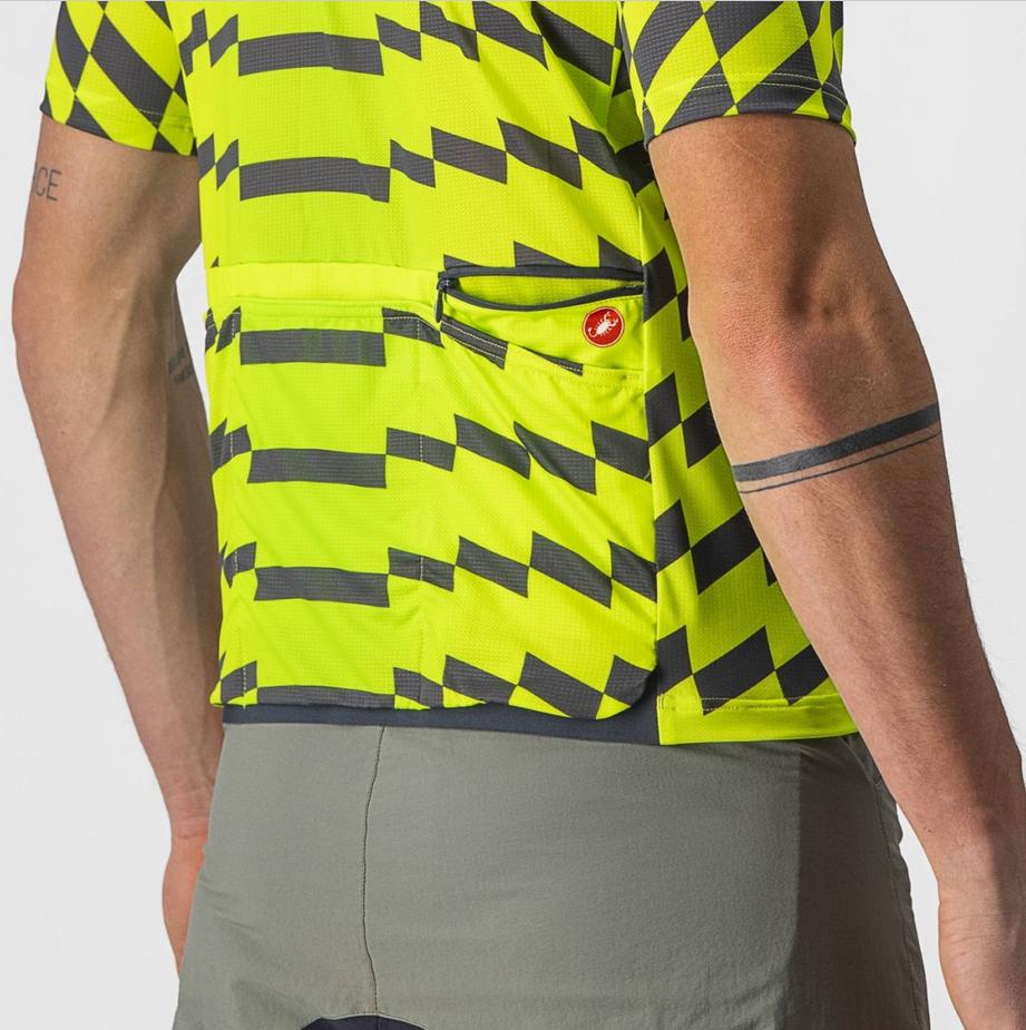 castelli castelli maglia unltd sterrato jersey verde fluo' grigio