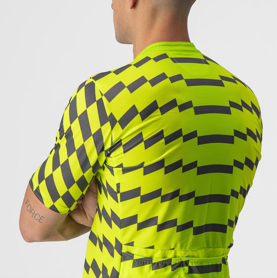 castelli castelli maglia unltd sterrato jersey verde fluo' grigio