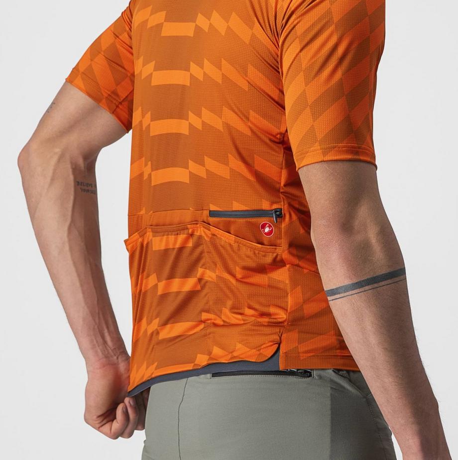 castelli castelli maglia unltd sterrato jersey arancio