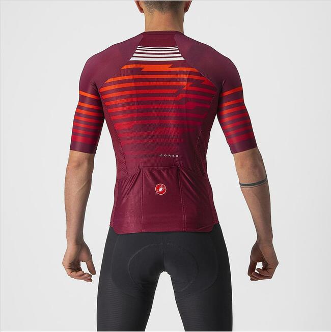 castelli castelli maglia climber's 3.0 sl jersey granata rosso