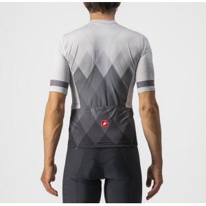 Maglia m/c a tutta jersey grigio chiaro grigio scuro