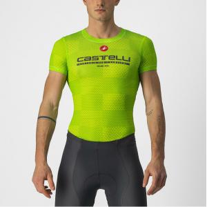 Maglia intima pro mesh bl short sleeve verde lime