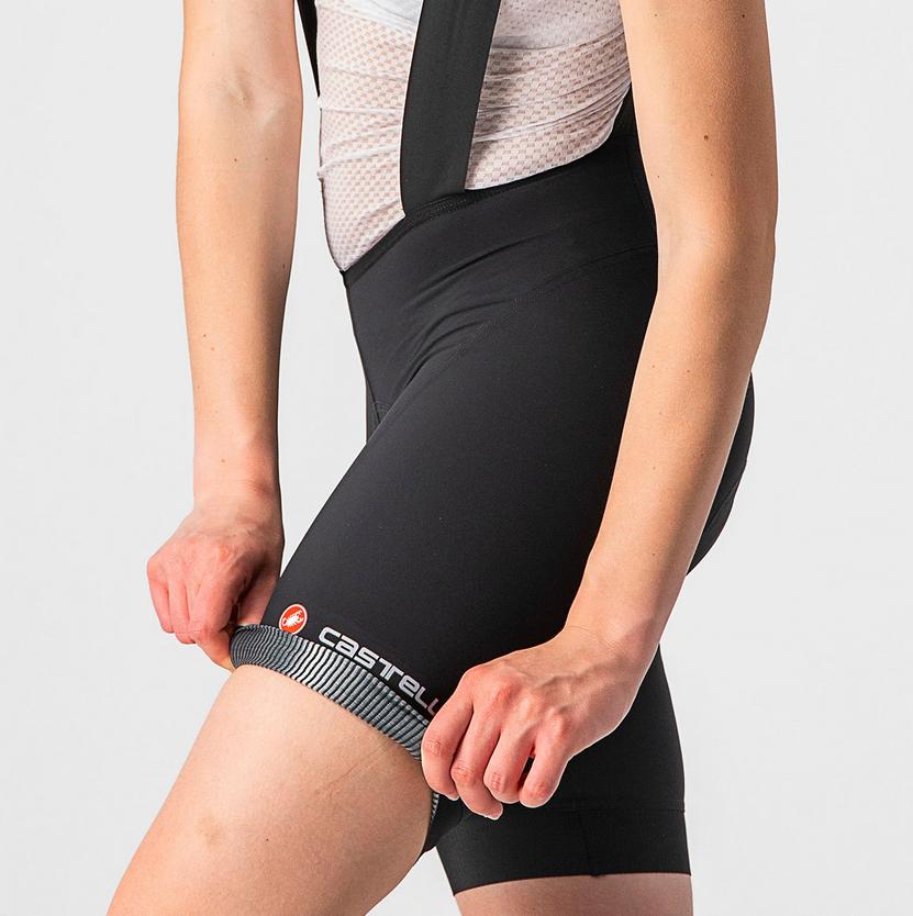 castelli castelli salopette donna endurance w bibshort nero