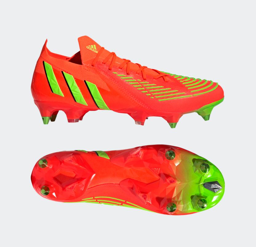 adidas adidas scarpa predator edge.1 l s arancio fluo' giallo fluo'