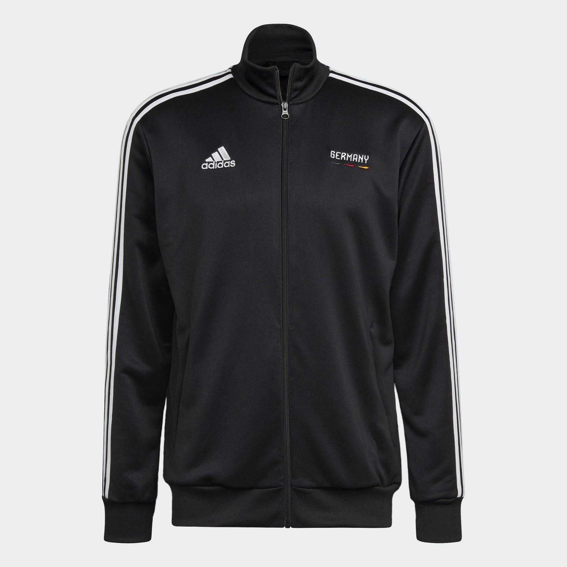 adidas adidas giacca germania 22/23 nero uomo