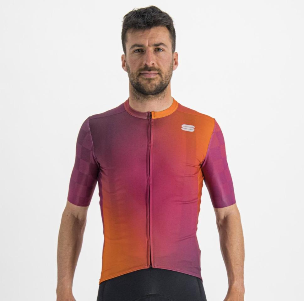 sportful sportful maglia mc rocket jersey - cyclamen carrot prune - foto 1