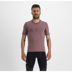 Maglia m/c  giara tee - red wine