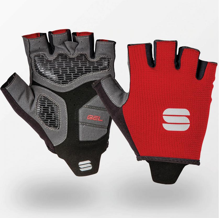 sportful sportful guanti corti race gloves rosso