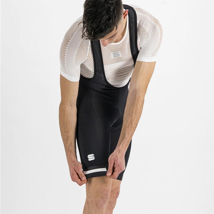 sportful sportful pantaloncino con bretelle neo bibshort nero - foto 4