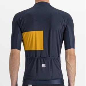 Maglia m/c snap jersey blu oro