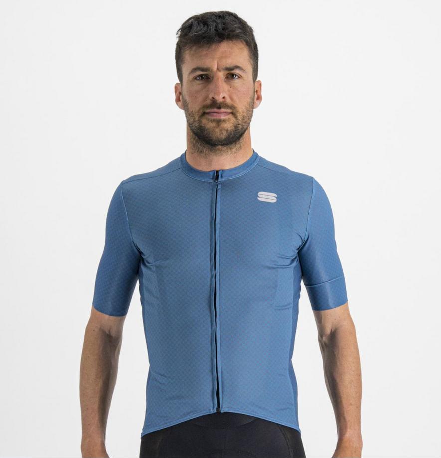 sportful sportful maglia checkmate jersey celeste 1122035-435.