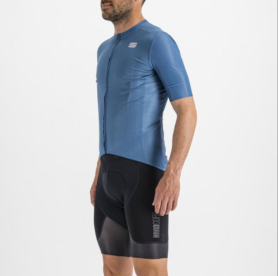 sportful sportful maglia checkmate jersey celeste 1122035-435.