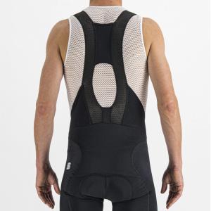 Maglia rete smanicata 2nd skin mesh sleeveless bianco