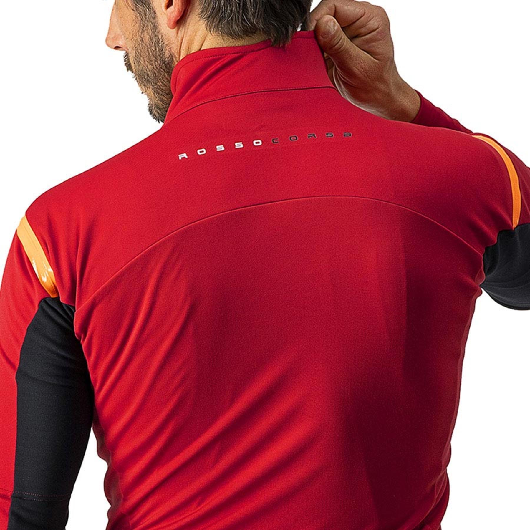 castelli castelli perfetto ros long sl - pro red/brilliant orange - foto 4