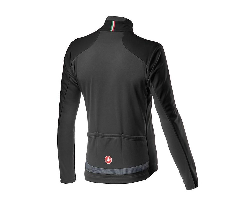 castelli castelli giacca transition 2 jacket nero grigio