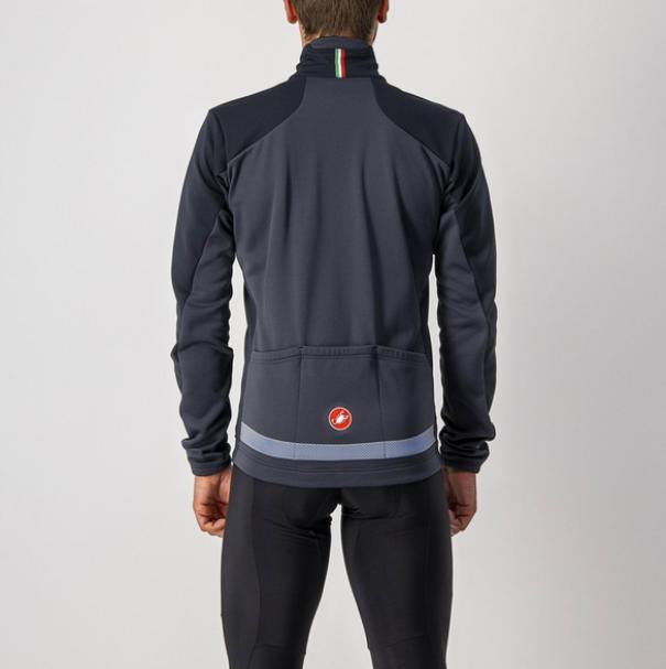 castelli castelli giacca transition 2 jacket nero grigio