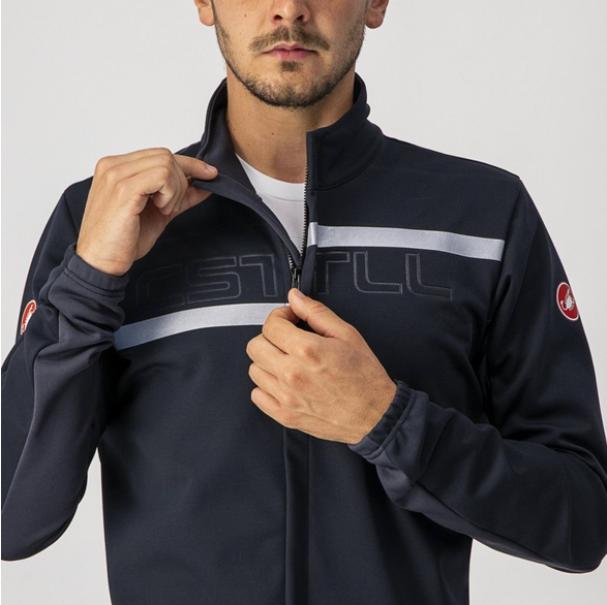 castelli castelli giacca transition 2 jacket nero grigio