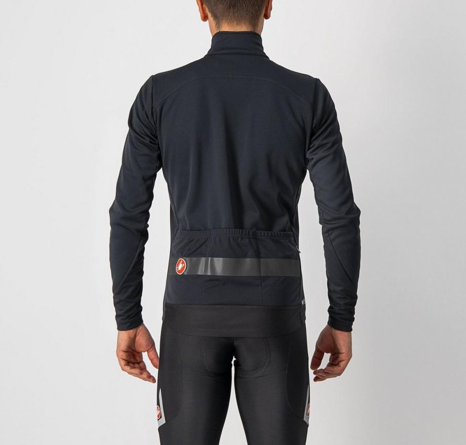 castelli castelli giacca raddoppia 3 jkt - light black/black reflex