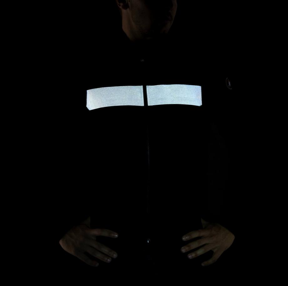 castelli castelli giacca raddoppia 3 jkt - light black/black reflex