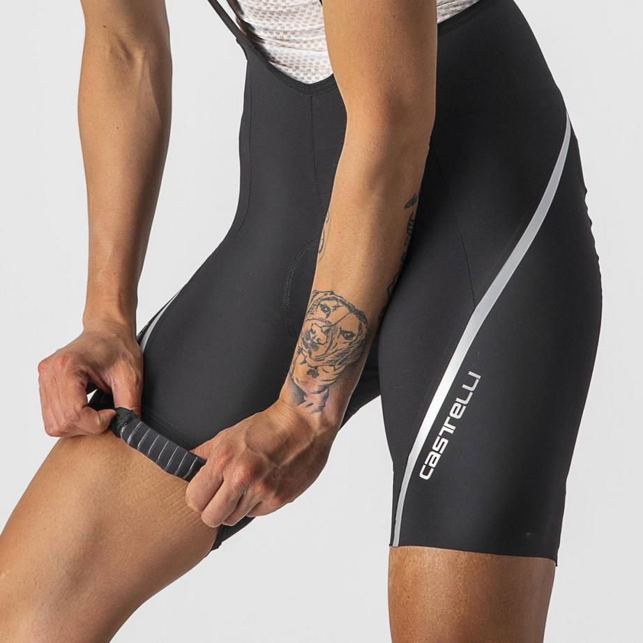 castelli castelli salopette donna velocissima 3 bibshort nero