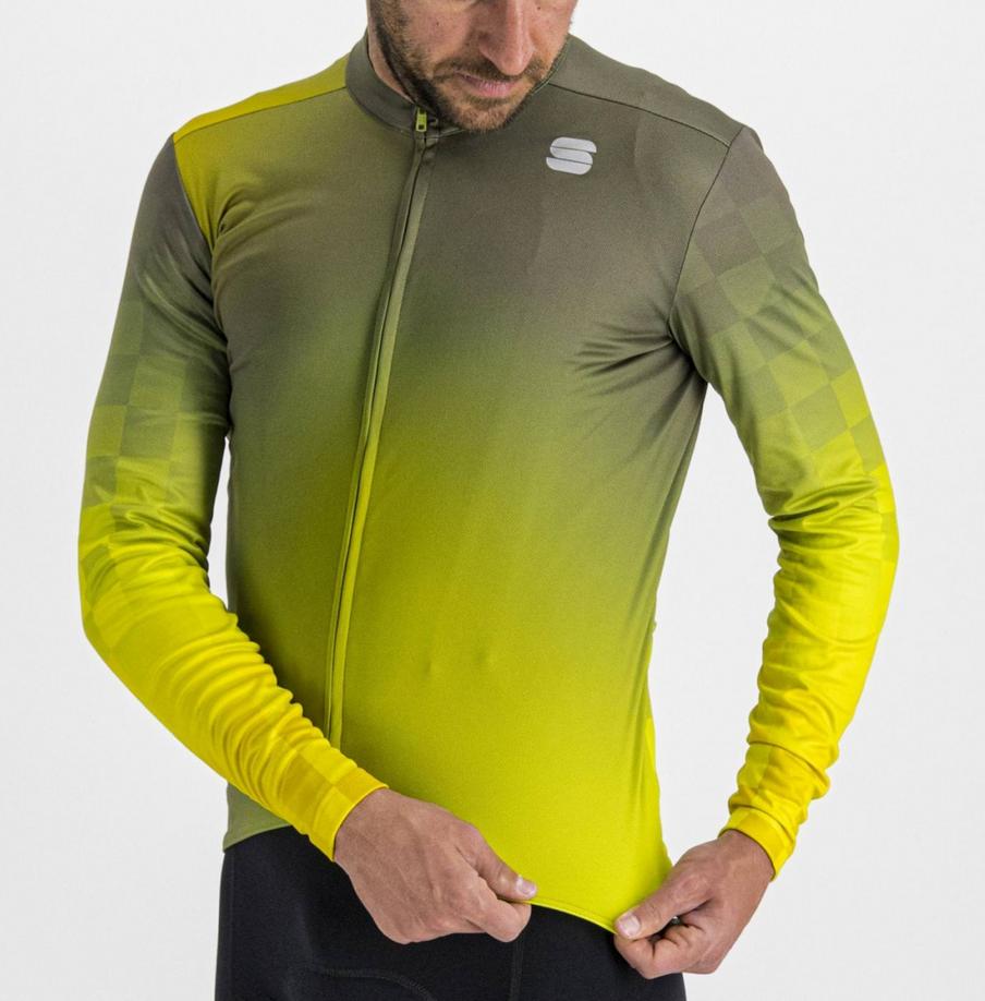 sportful sportful maglia  rocket th jrs - guacamole cedro