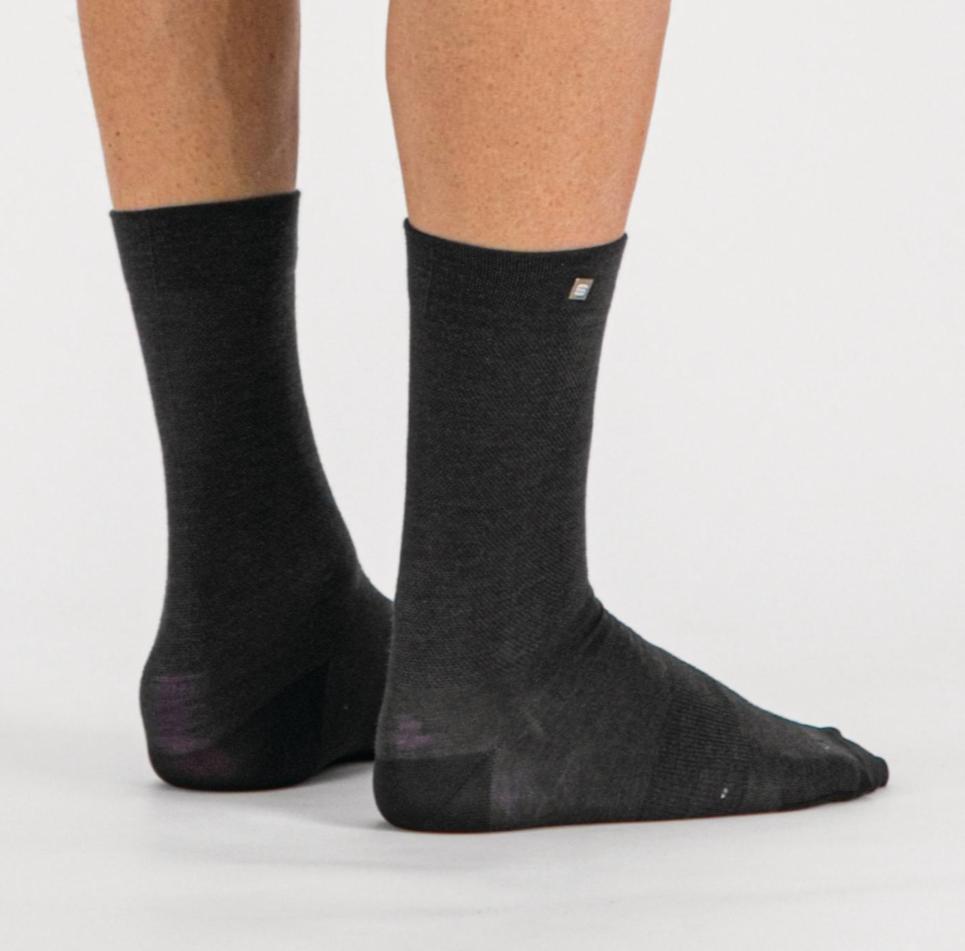 sportful sportful calzino matchy wool  socks - black