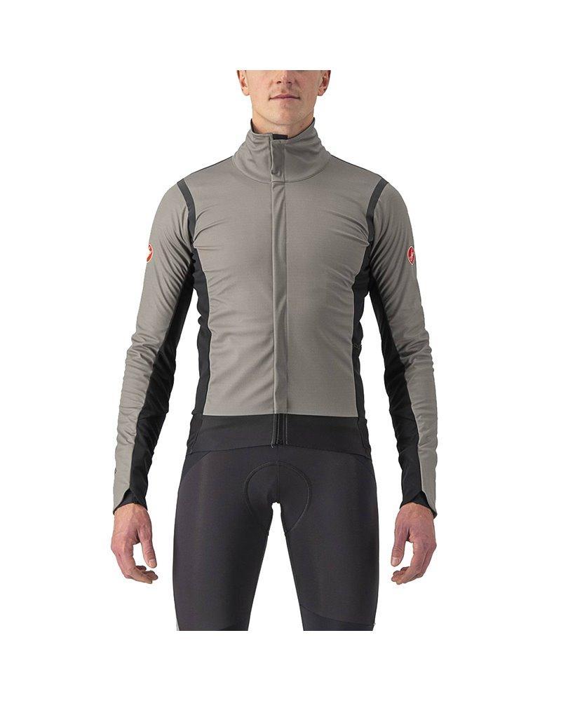 castelli castelli alpha ros 2 jacket - nickel gray/black 4520502-064