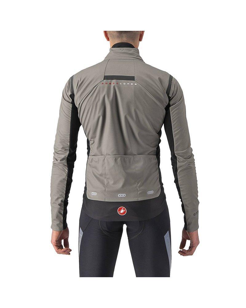 castelli castelli alpha ros 2 jacket - nickel gray/black 4520502-064