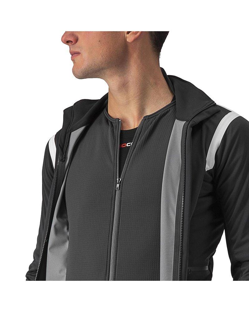 castelli castelli alpha ros 2 jacket - light black/white 4520502-851