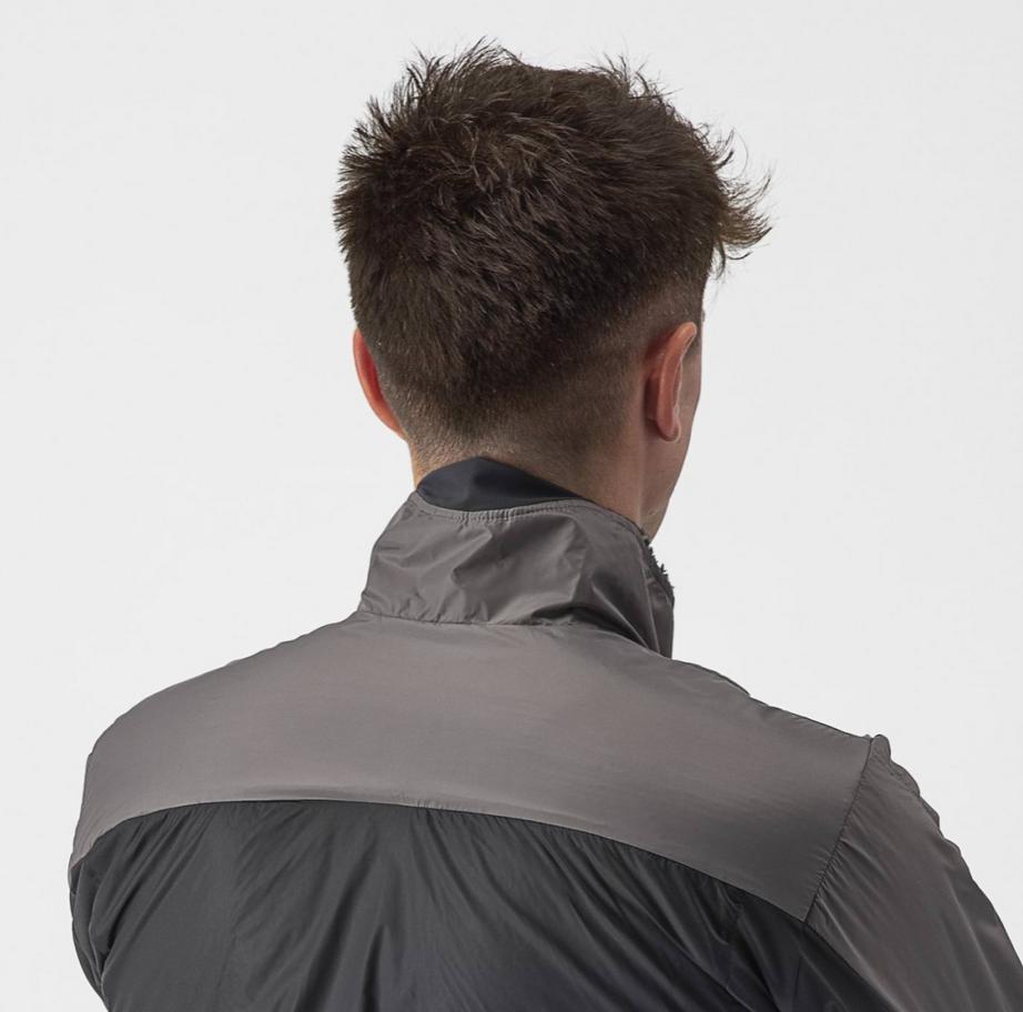 castelli castelli giacca unlimited puffy jkt grigio nero