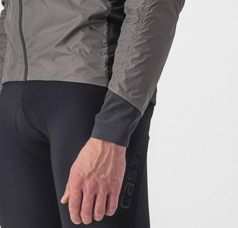 castelli castelli giacca unlimited puffy jkt grigio nero