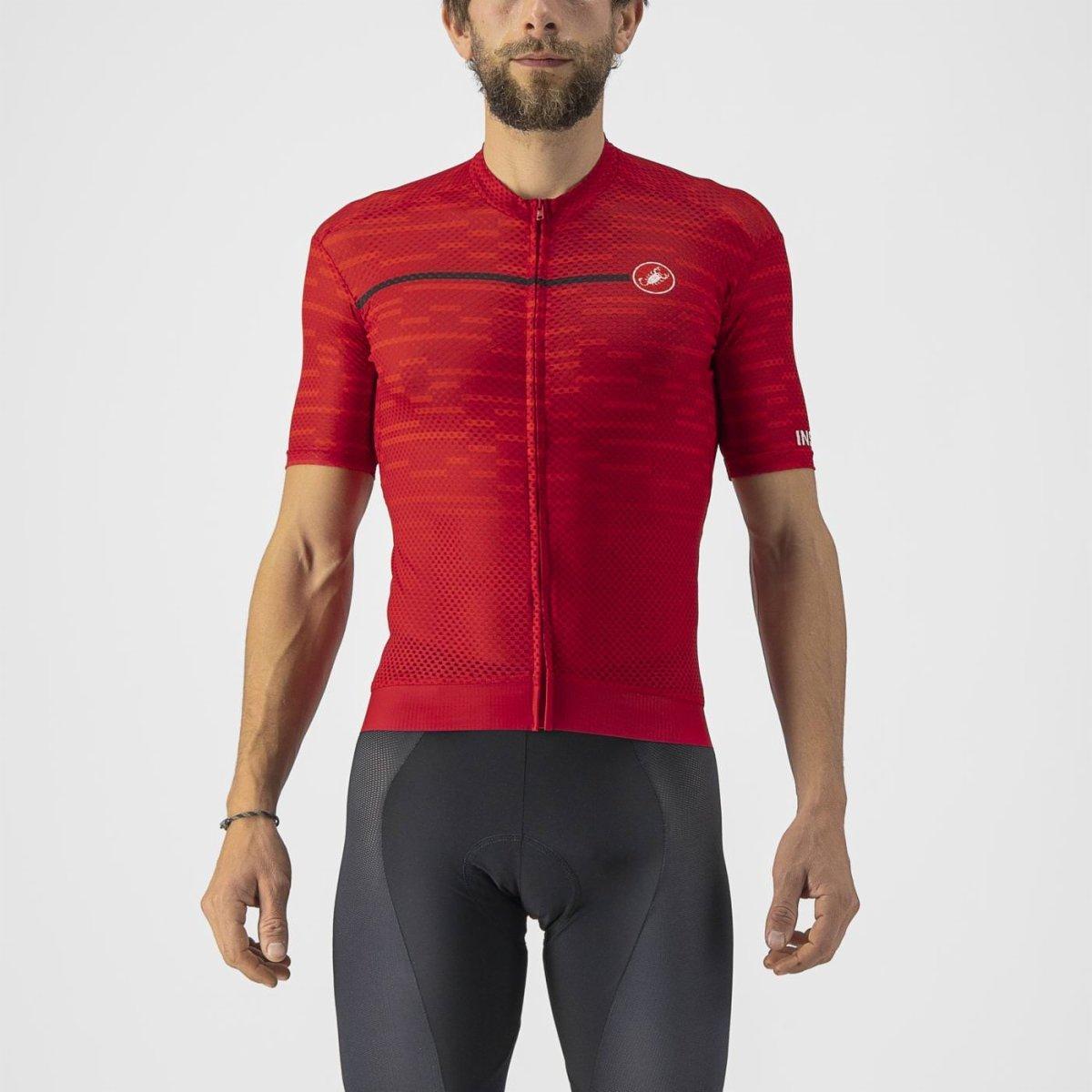 castelli castelli insider jersey - dark red