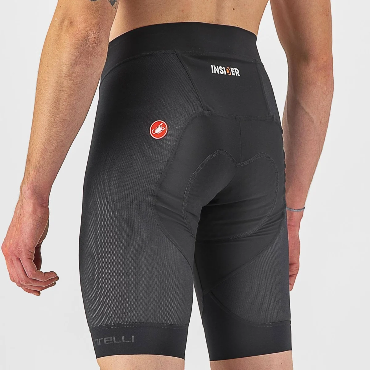 castelli castelli pantaloncino intimo insider short - black 4522527-010