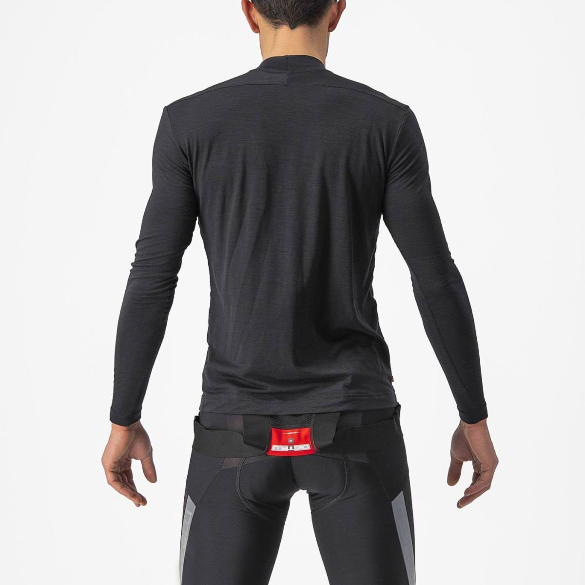 castelli castelli bandito wool ls bl nera