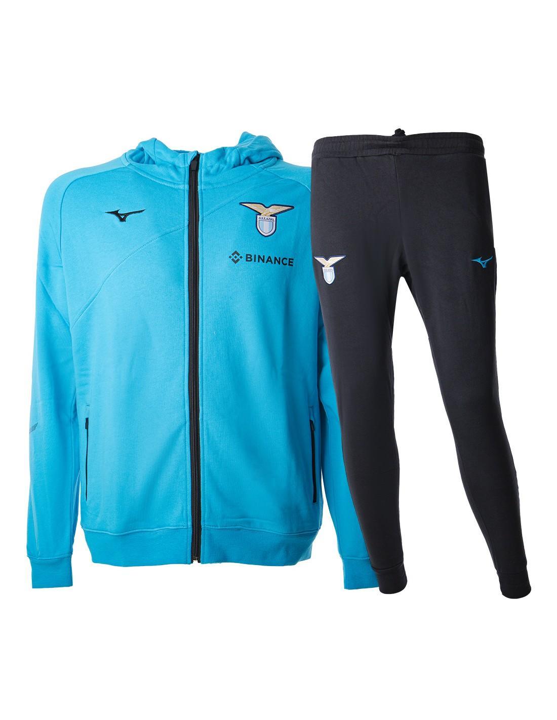 MIZUNO TUTA ZIP BAMBINO SS LAZIO CELESTE 32EC2U70-29