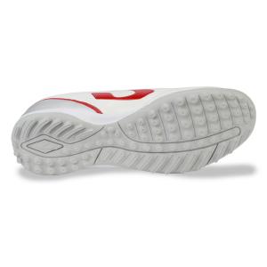 Scarpa calcetto torneo x bambino bianco/grigio/rosso