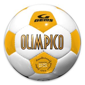 Pallone olimpico bianco/giallo ocra