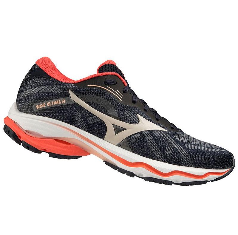 mizuno mizuno scarpa wave ultima 13 w  mood indigo/rose gold