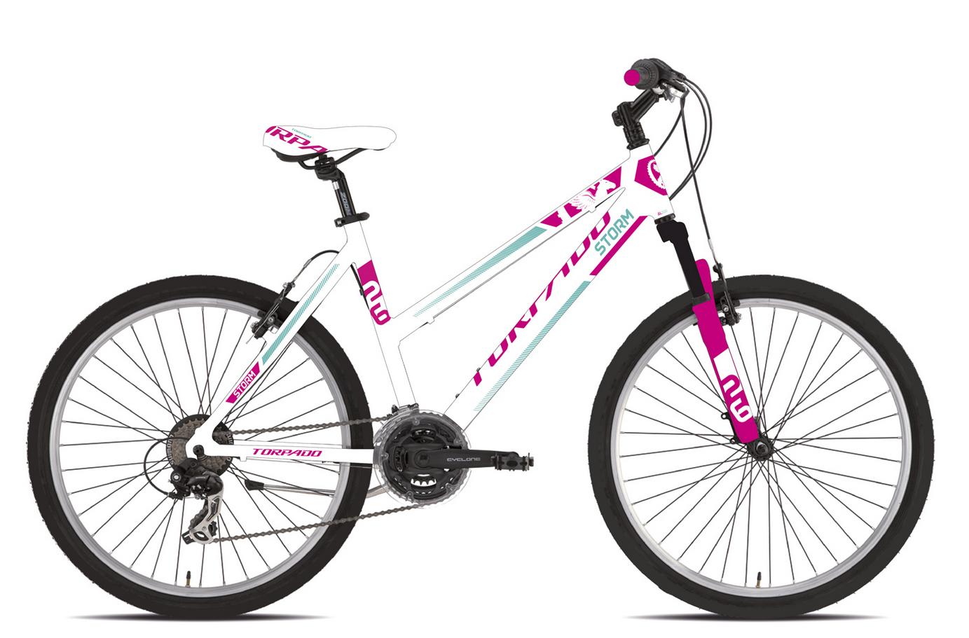 torpado torpado bici donna 591 storm 21v v/brk - fuxia