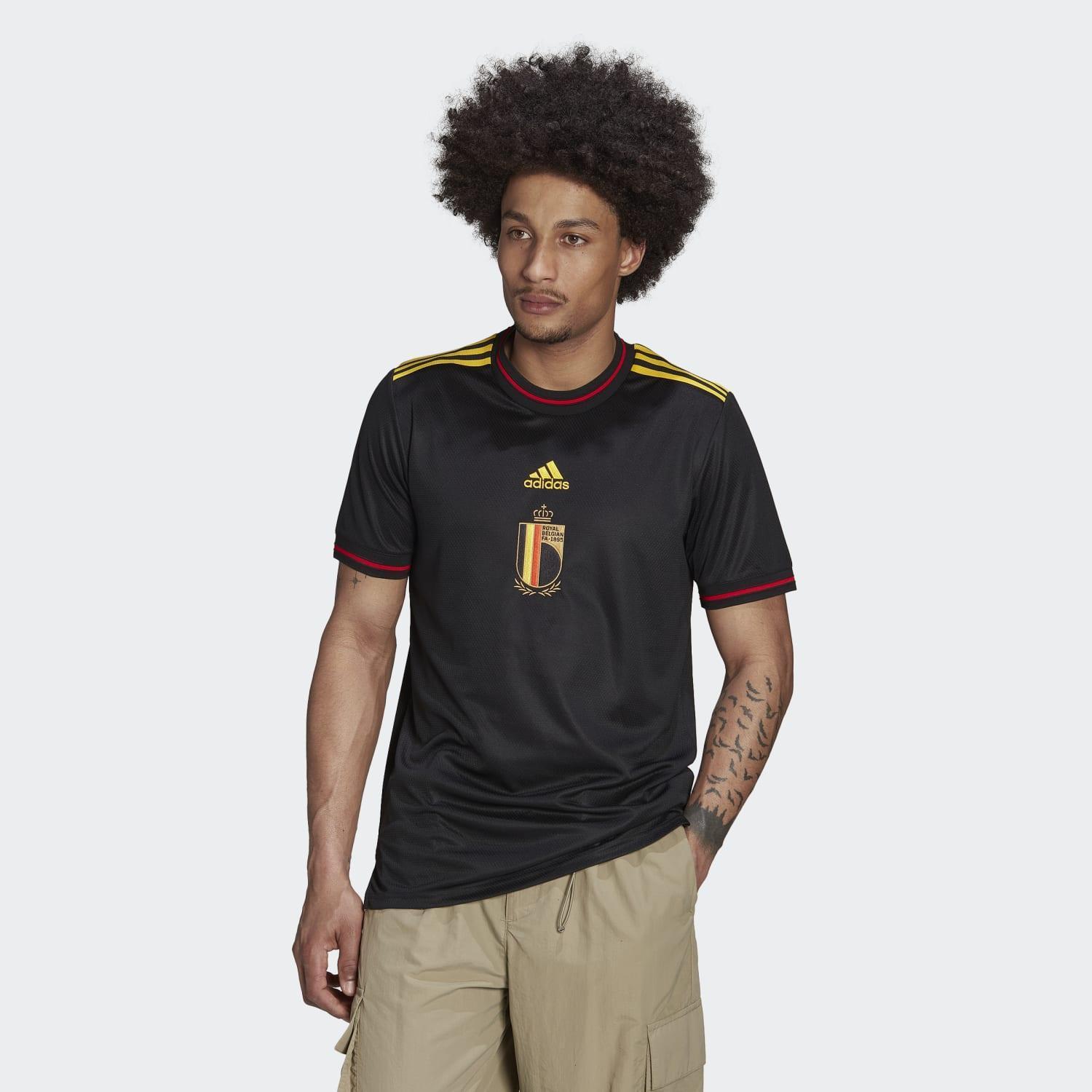 ADIDAS MAGLIA HOME 21/22 BELGIUM  NERO GL0276