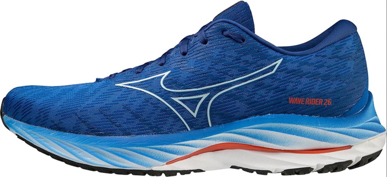 mizuno mizuno scarpa running wave rider 26 blu elettrico