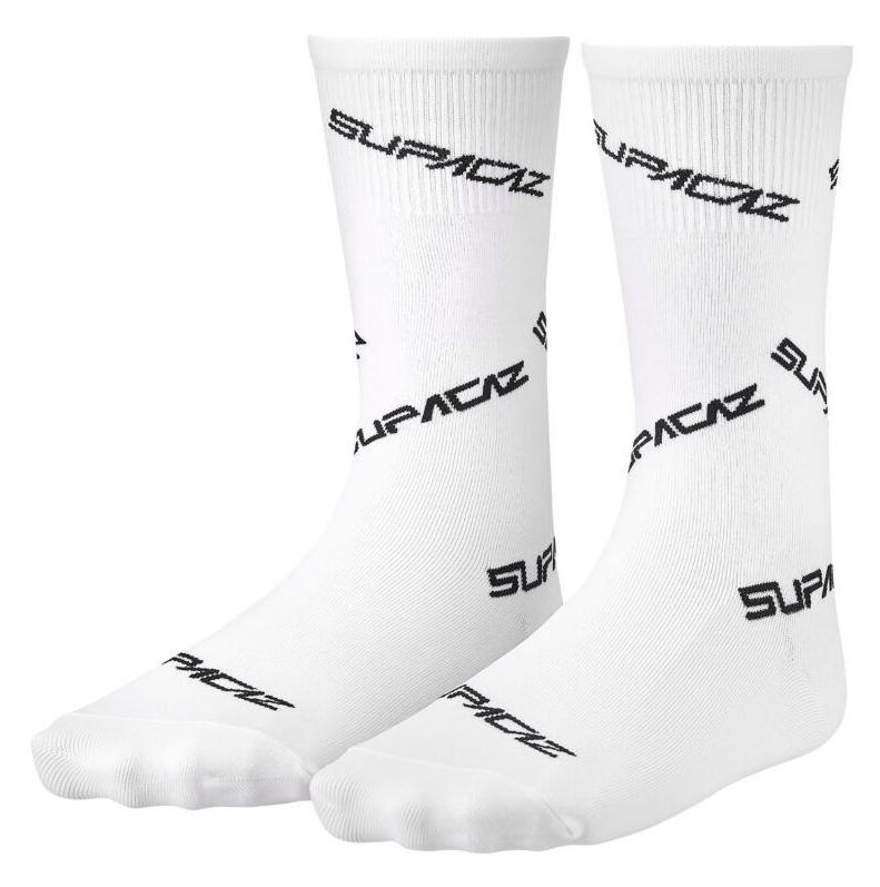 specialized specialized calza tagged sock bianco nero