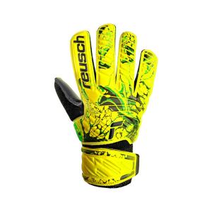 Guanti attrakt solid jr. - safety yellow/black